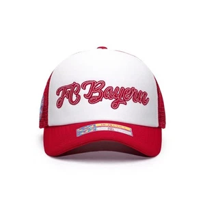 Bayern München Script Stop Trucker Snapback Mütze - Rot - Bild 1 von 4