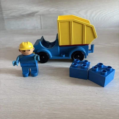 LEGO DUPLO Vintage Tipper Dumper Truck Construction Vehicle- Good Condition  - Image 1 of 4