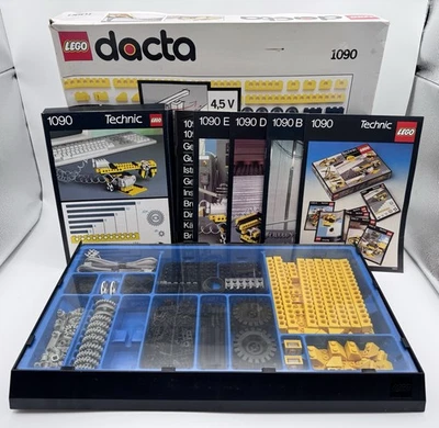 Vtg Lego Dacta 1090 Lego Technic Cards Original Box 1986-1990 Missing motors - Image 1 of 4