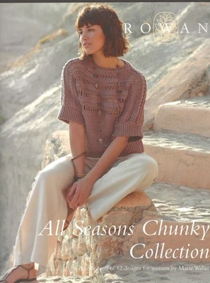Rowan Magazine All Seasons Chunky Collection Knitting Patterns Marie Wallin 2012 - Image 1 of 4