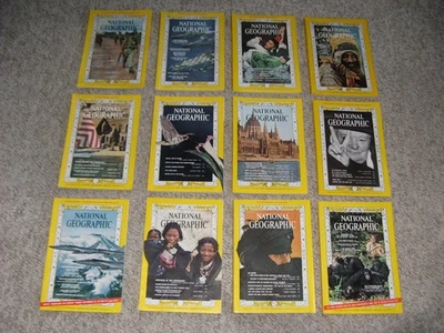 12 1965 National Geographic Magazines Full Year Jane Goodall Foto 1 de 4