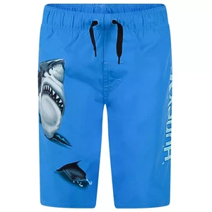 NEW Hurley blue shark boys youth swim board shorts swimsuit trunk Size 10/12 - Picture 1 of 2