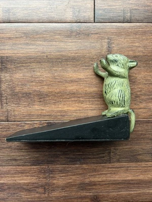 Чугунный дверной ограничитель мыши дверной клиновидный ограничитель деревенский винтажный вид домашний декор - Изображение 1 из 4