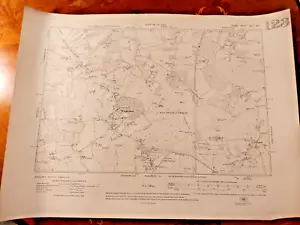 Original 1920 OS Sheet Map Whitmoor Common Worplesdon Jacobswell Bullswater Pile - Picture 1 of 1