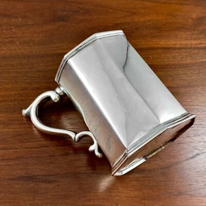 LARGE JAMES CONNING SOUTHERN COIN SILVER MUG / BEAKER MOBILE AL 1841-71 NO MONO - Picture 1 of 10