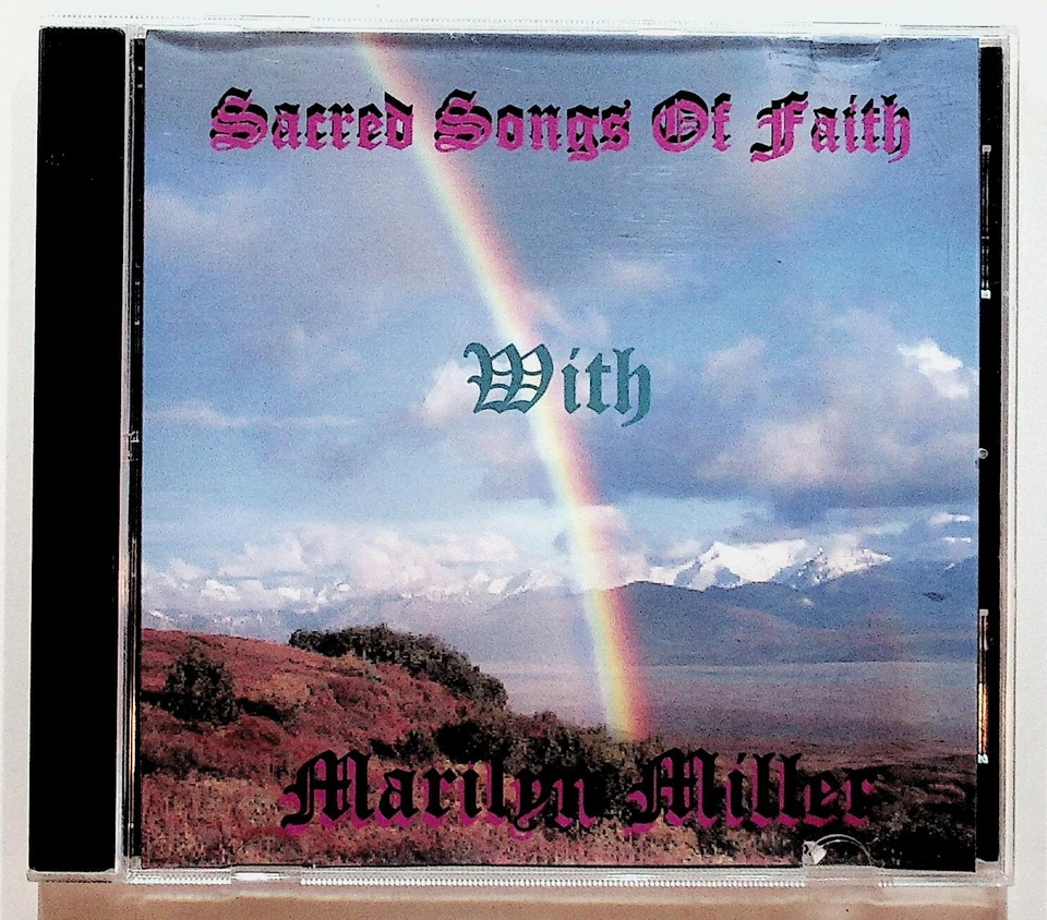 Signed Sacred Songs of Faith Marilyn Miller Christian Gospel CD Rainbow Edition Foto 1 de 3