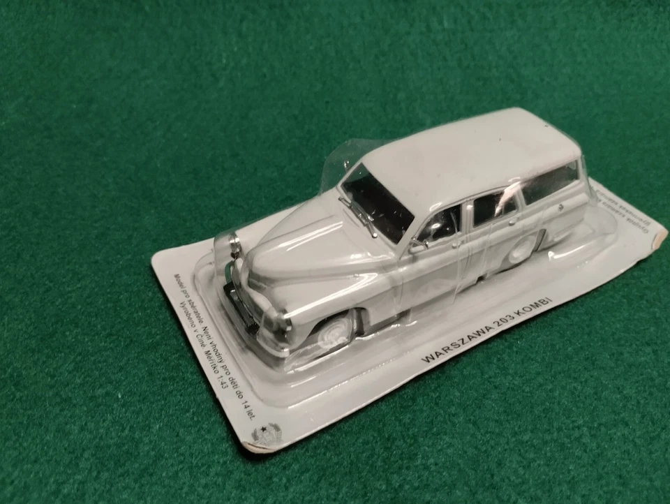 Modellino Auto Die Cast De Agostini WARSZAWA 203 KOMBI 1:43 # - Immagine 1 di 1