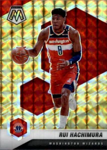 2020-21 Panini Mosaic Rui Hachimura #161 Yellow Prizm - Bild 1 von 2