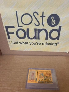 Vintage 1964 Georgia Tech VS Clemson Football Ticket Stub - Picture 1 of 2