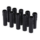 10Pcs Plastic Drip Candle Tube for Chandelier Light Bulb Covers Sleeve 