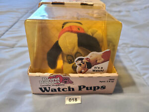 018 Vintage Pound Puppies Watch Pups Tonka 1987