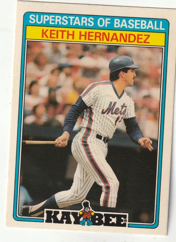 FREE SHIPPING-MINT-1987 Kay-Bee Superstars of Baseball Keith Hernandez #17 - Image 1 of 1