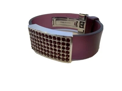 Pulsera SWAROVSKI Vintage Banda Ajustable Cristal Púrpura Saks Fifth Avenue $$$ Foto 1 de 4