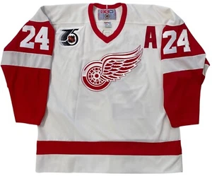 BOB PROBERT 1991-92 DETROIT RED WINGS CCM JERSEY SIZE XL - Picture 1 of 6