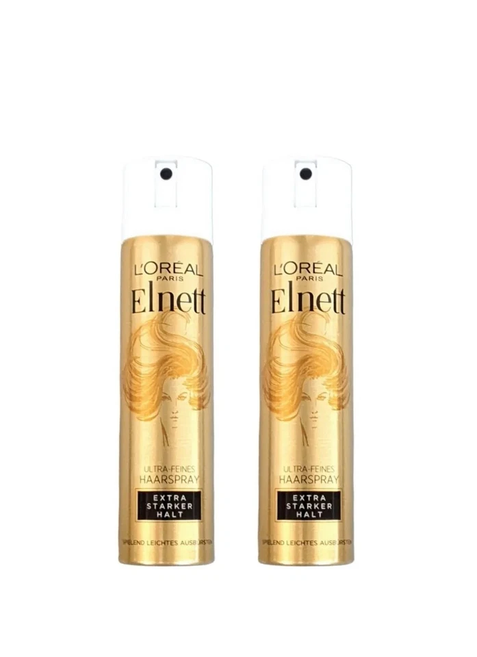 Loreal Paris/Elnett"Extra Starker Halt" Haarspray Reisegröße"2x75ml/Haarstyling  - Bild 1 von 1
