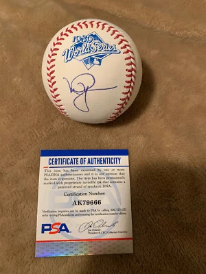 MARK McGWIRE (Oakland A's)Signed Official 1989 WORLD SERIES Baseball PSA/DNA COA - Image 1 of 2