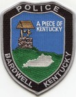 BARDWELL KENTUCKY KY A Piece of Kentucky POLICE PATCH