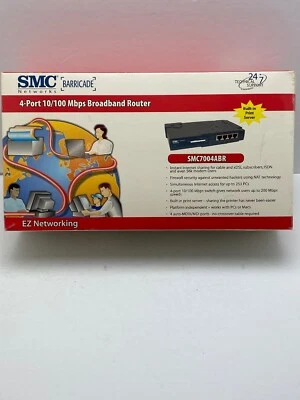 SMC Barricade 4-Port 10/100 Wired Router (SMC7004ABR) - Image 1 of 4