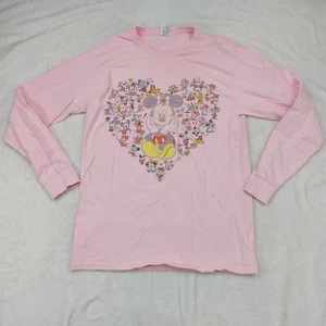 FRUIT OF THE LOOM DAMEN DISNEY MICKEY MOUSE & FRIENDS HERZ GRAFIK T-SHIRT MED - Bild 1 von 9