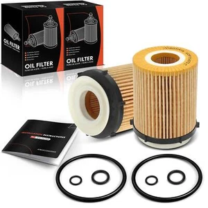 2x New Engine Oil Filter for Mercedes-Benz W205 C300 CLA250 10K Miles Protection - Picture 1 of 10