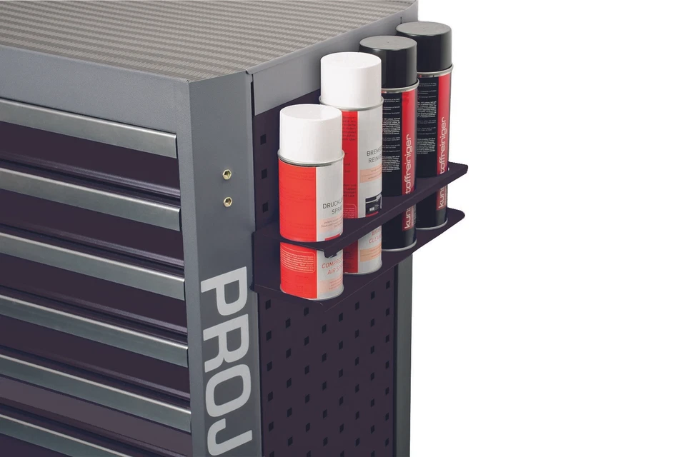 Dosenhalter für Werkstattwagen mit Vierkantlochung 4 Dosen - Bild 1 von 1