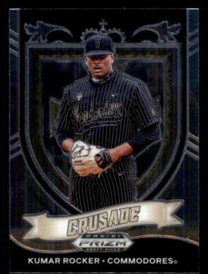 2021 Panini Prizm Draft Picks Crusade #1 Kumar Rocker - Image 1 of 2