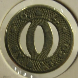 1922 O.&L. Ry. & Lt. Co. Omaha, NE Transit Trolley Token - Nebr. Nebraska - Bild 1 von 2