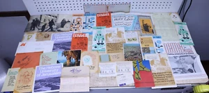Nice Vintage 1960's & 70's Israel Paper Ephemera Poster Bottle Caps Travel Harfa - Picture 1 of 16