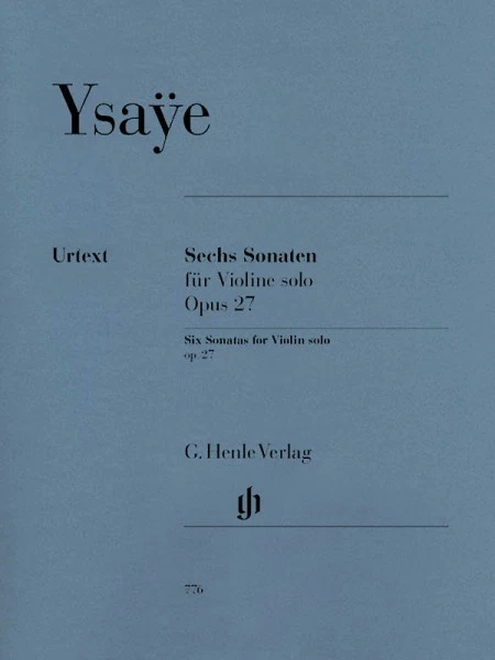 Ysaye 6 Sonatas for Violin Solo Op. 27 Sheet Music NEW 051480776 - Image 1 of 1