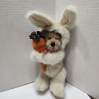 Boyds Bears Plush Easter Teddy Rabbit Bunny Costume Carrot Archive Series