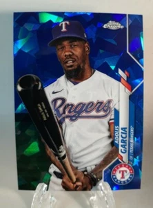 2020 Topps Chrome Update Sapphire Edition ADOLIS GARCIA #U-166 Texas Rangers 🔥 - Picture 1 of 5