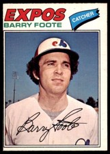1977 O-PEE-CHEE BARRY FOOTE MONTREAL EXPOS #207