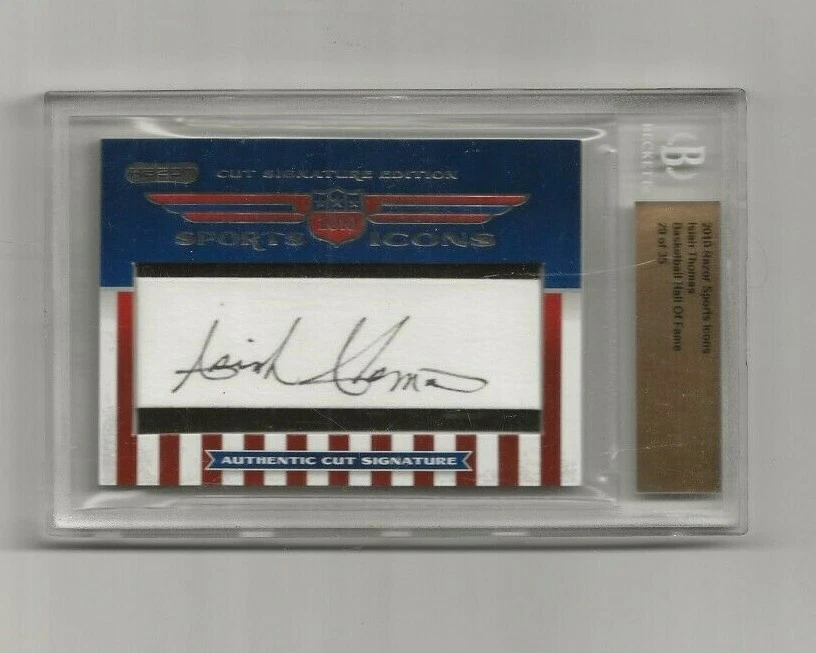 2010 Razor Sports ICONS Isiah Thomas Auto HOF PISTONS HOF #29/35  - Image 1 of 1