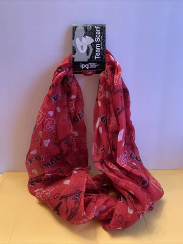 NWT Arkansas Razorbacks Infinity Team Scarf Collegiate Mascot Wear Cover