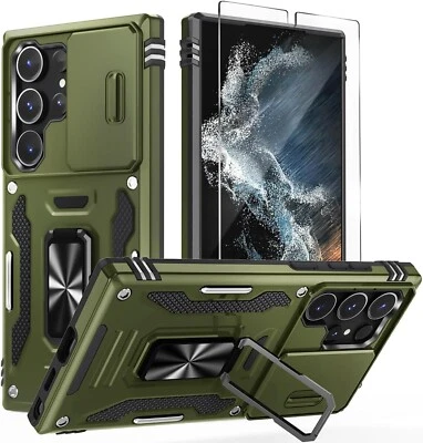 BRANDED Samsung Galaxy S24 Ultra Case Shockproof Protective Military Guard Phone Cover