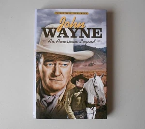 John Wayne An American Legend DVD Collectible B&W Western 12 Movies Video Book - Picture 1 of 3