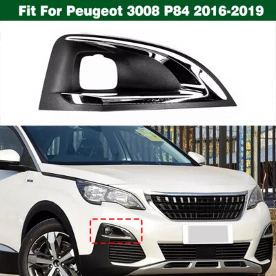 Parachoques delantero derecho luz antiniebla cubierta rejilla moldura para Peugeot 3008 P84 2016-19 Foto 1 de 4