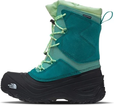 North Face Alpenglow V WP Kids Hiking Shoes Harbor Blue/Patina Green, BRAND NEW - Image 1 of 4