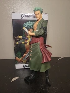 One Piece Grandista Figure Roronoa Zoro Banpresto w/Art Box - Picture 1 of 13