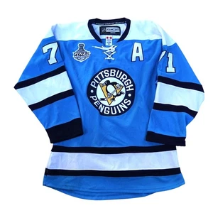 Camiseta deportiva clásica de invierno Reebok Evgeni Malkin #71 Pittsburgh Penguins 2008 talla 52 - Imagen 1 de 6