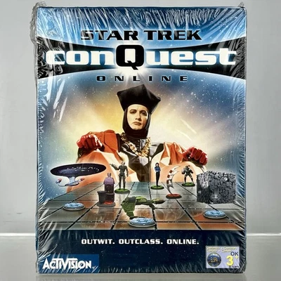 New STAR TREK: CONQUEST ONLINE Windows PC CD-ROM Game Activision 2000 Sealed - Image 1 of 4