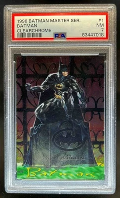 1996 Skybox Batman Master Series Clearchrome #1 PSA 7 - Image 1 of 2