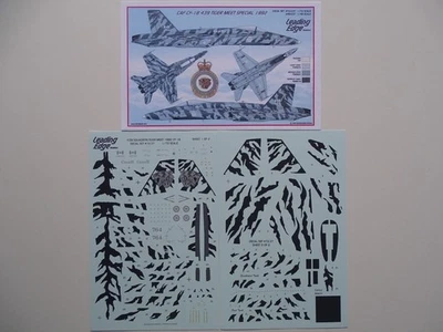 Leading Edge decals 1/72 CF-18 Hornet RCAF Tigermeet 1992 - Immagine 1 di 2