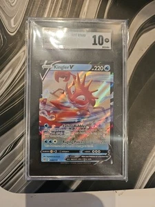 2022 Pokémon Brilliant Stars Kingler V Ultra Rare SGC 10 28/172 - Picture 1 of 5