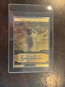 Bryson Dechambeau 2021 Artifacts Aurum Rookies RC  Auto /25 - Picture 1 of 7