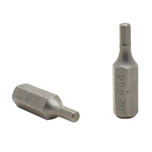 BH109-50PK Single End Hexagonal Screwdriver Bits - 1 Inch Long - 7/64 Hex - 50 - Picture 1 of 6