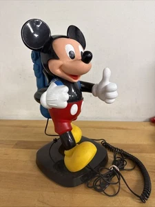 Disney Mickey Mouse Back Pack Land Line Telephone By Tyco - WORKS - Picture 1 of 10