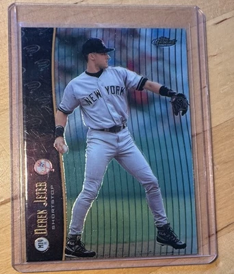 Derek Jeter 1998 Topps Mystery Finest #M19 REFRACTOR ERROR MINT Yankees HOF - Image 1 of 2