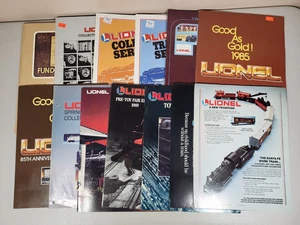 Gran Lote de Libros Folletos Catálogos Tren Lionel Años 80 De Colección - Imagen 1 de 8