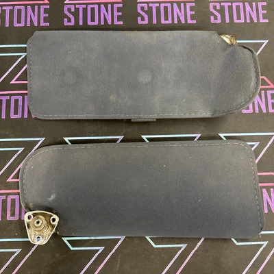 Juego de pares de parasoles Chevy Cavalier 89-94 tela azul conductor pasajero Foto 1 de 4